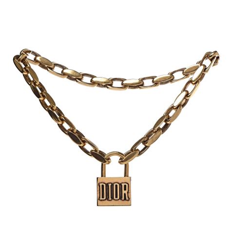 how to open dior locket necklace|christian dior lock necklace.